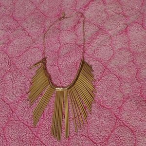 Gold toned Statement Necklace